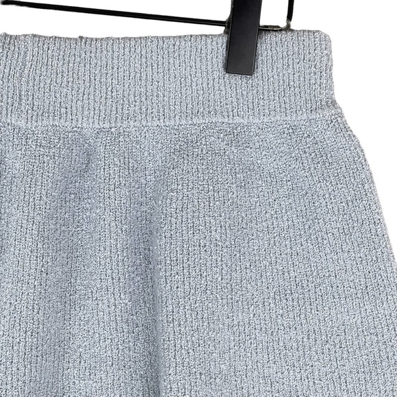 Madewell Holmden Sweater Shorts NWT Small Blue Elastic Waist Pull On Textured - Picture 5 of 8